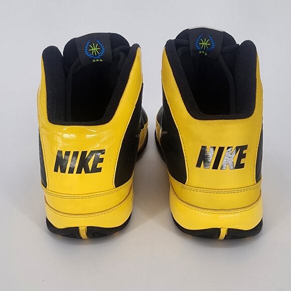 Nike Air Quick Handle Sample Shoes Black Yellow Silver Men’s Size 9 - Picture 5 of 15